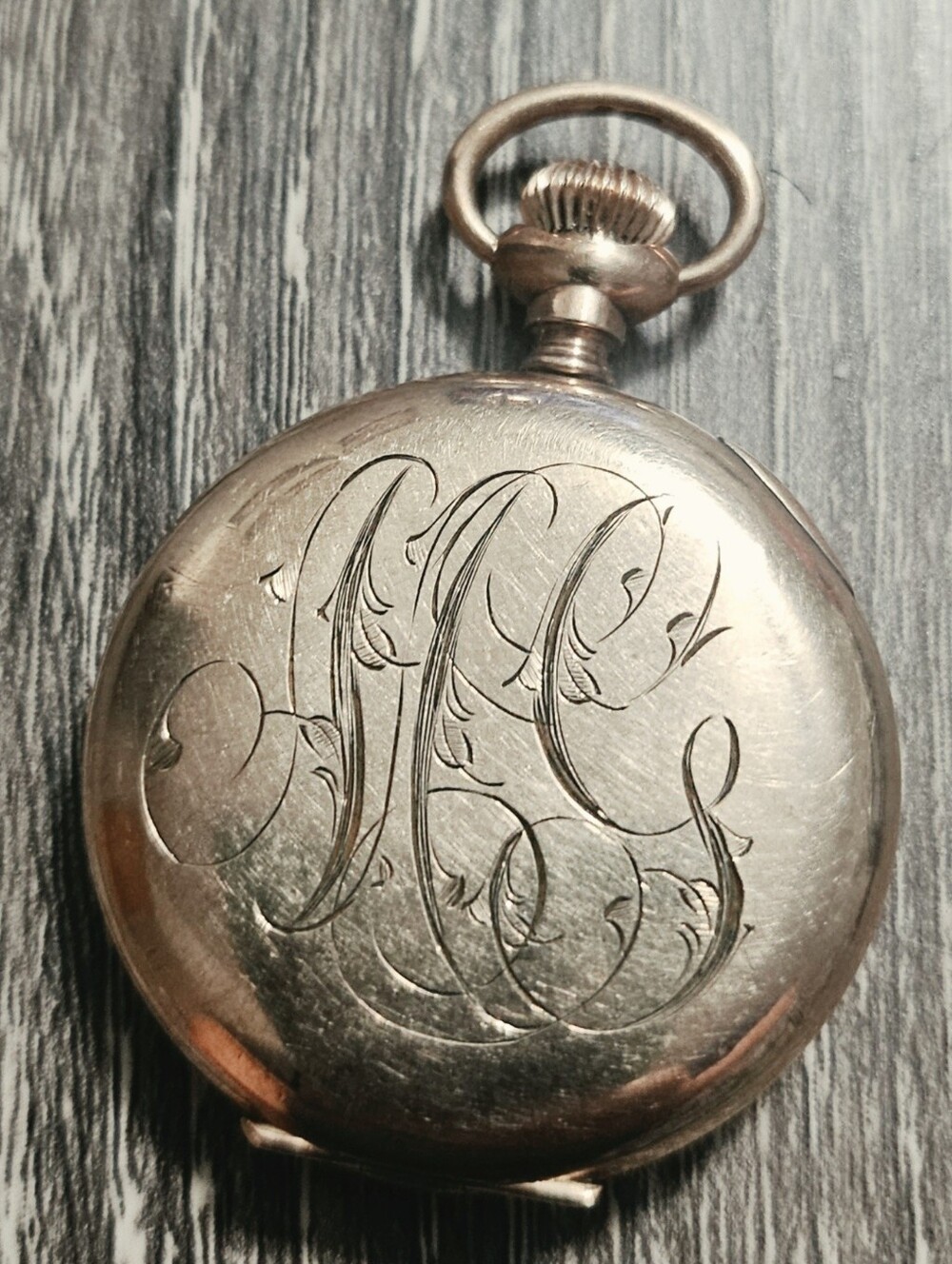 Antique wind Up MINI Pocketwatch W/ Windsor B.W.C.C.O G.F case working condition